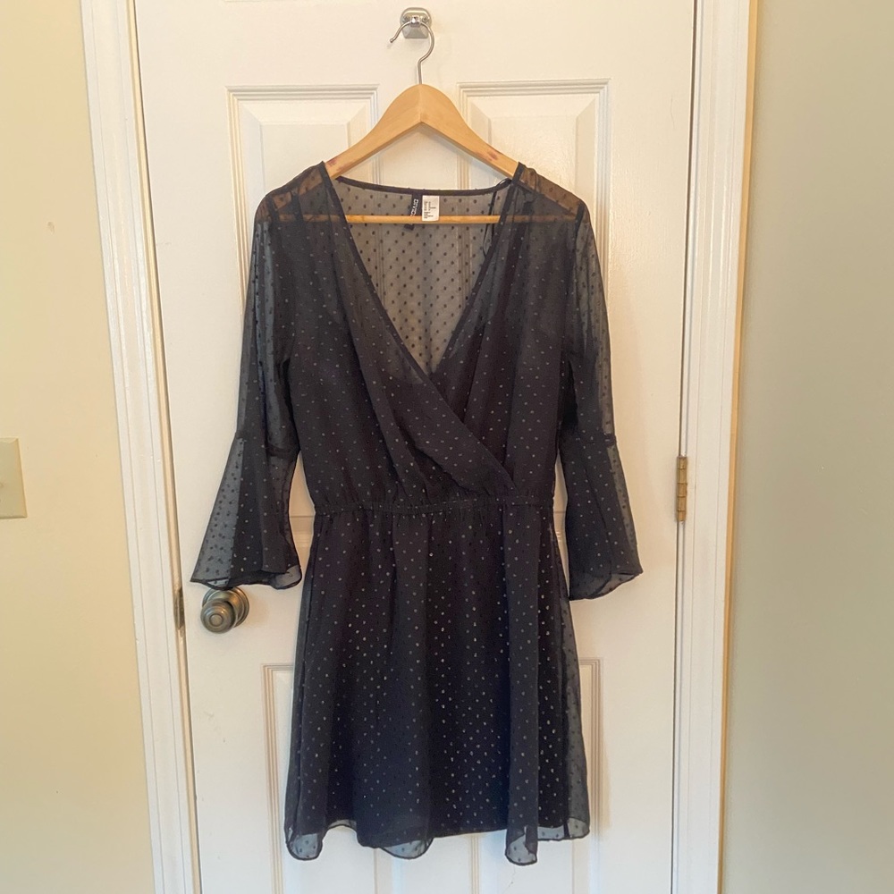 H&M black sparkly dress -only worn once
